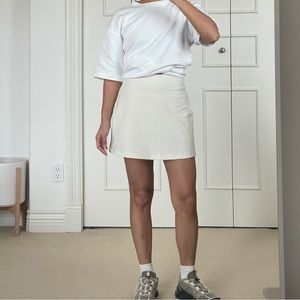 Girlfriend Collective Ivory Sport Skort